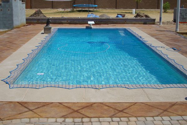 Swimming pool safety nets